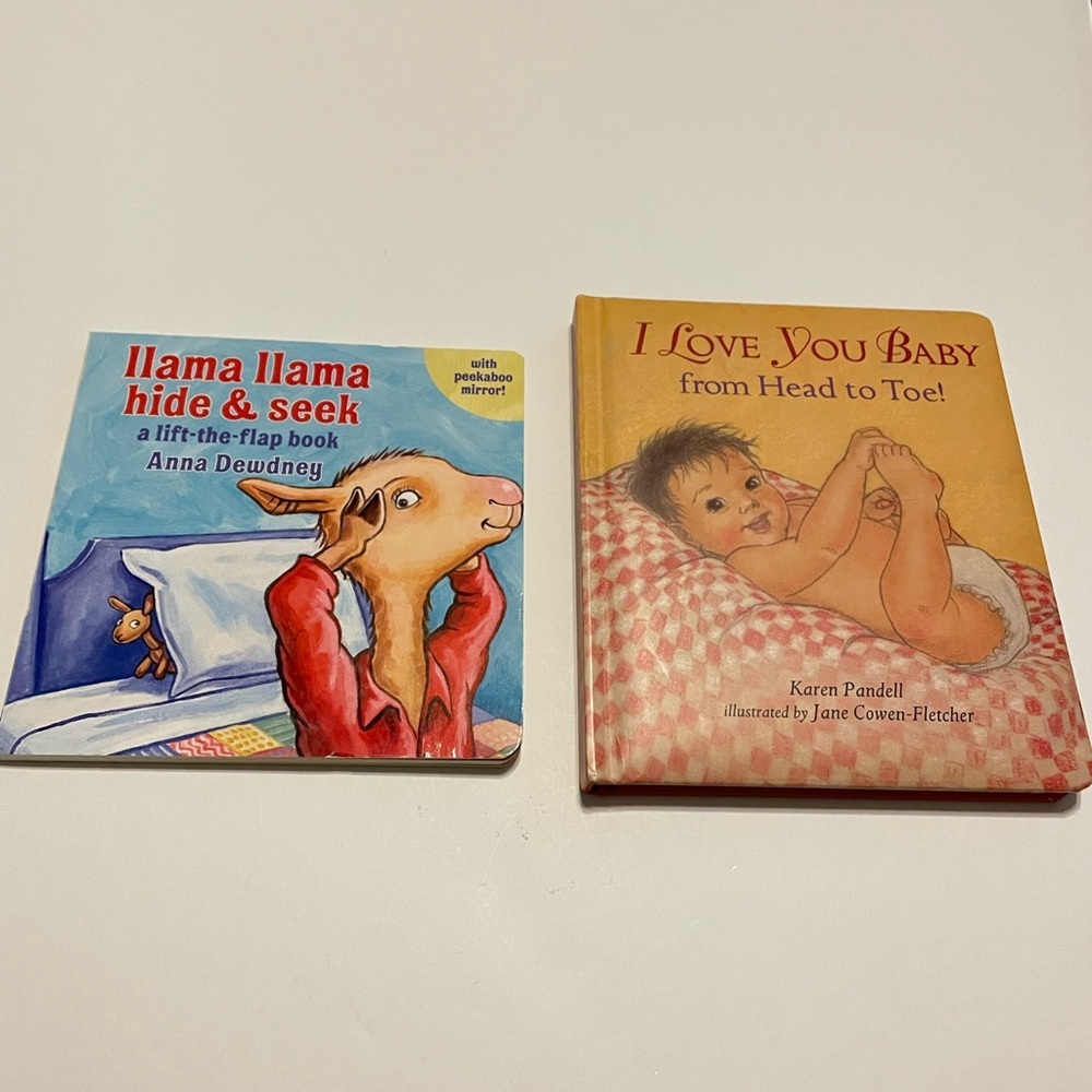2 Babies Story Books, I Love You Baby From Head to Toe! Llama Llama Hide & Seek
